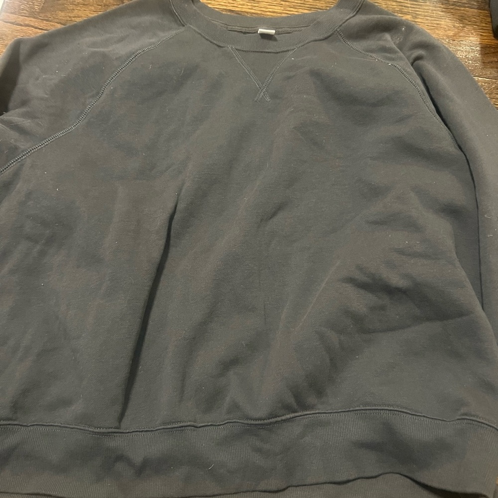 Black Crew neck